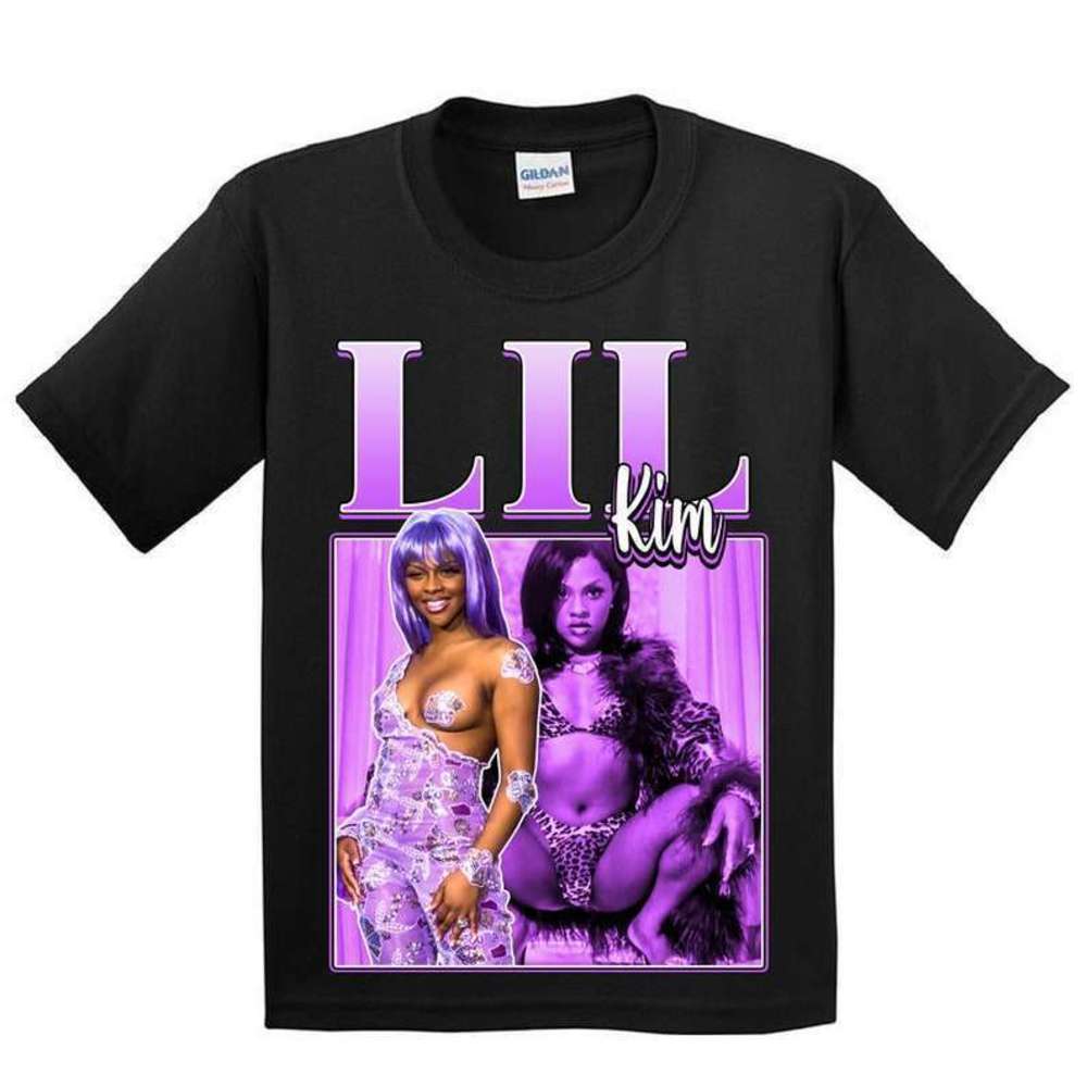 Lil Kim Rapper  Black T Shirt